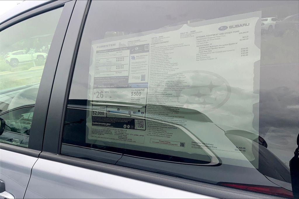 new 2025 Subaru Forester car, priced at $40,683