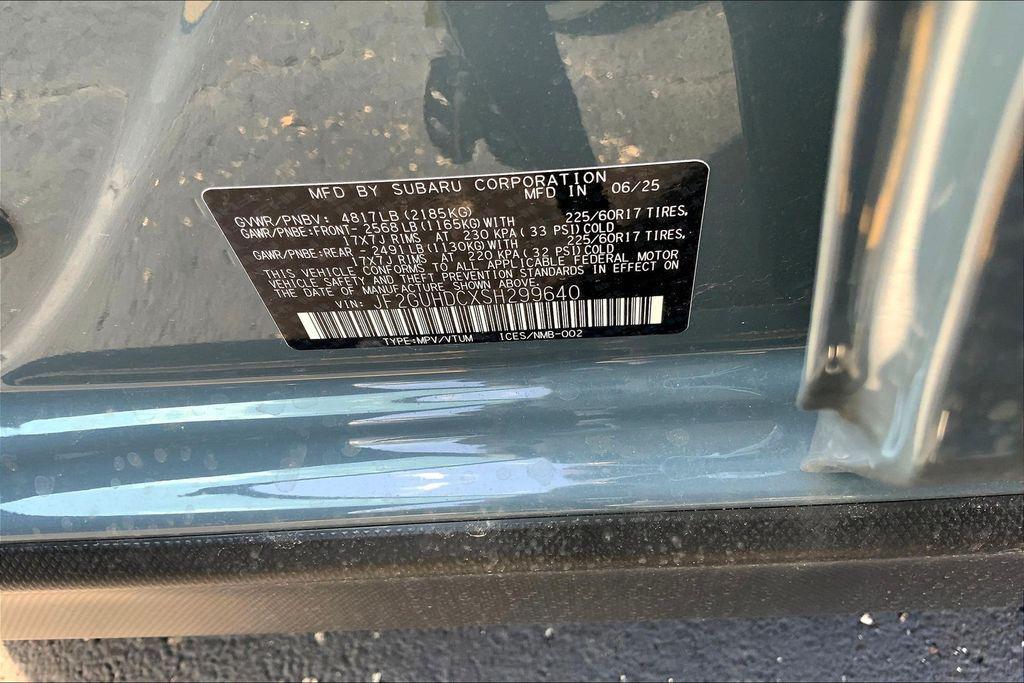 new 2025 Subaru Crosstrek car, priced at $32,821