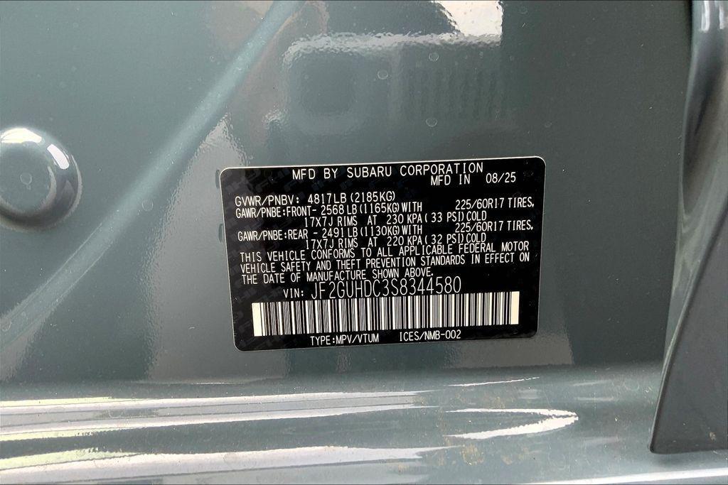 new 2025 Subaru Crosstrek car, priced at $32,733