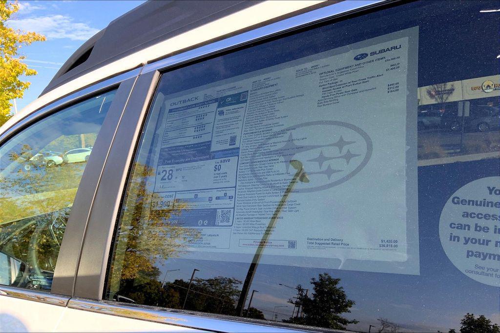 new 2025 Subaru Outback car, priced at $36,818