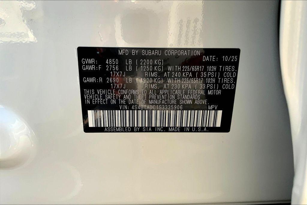 new 2025 Subaru Outback car, priced at $36,818