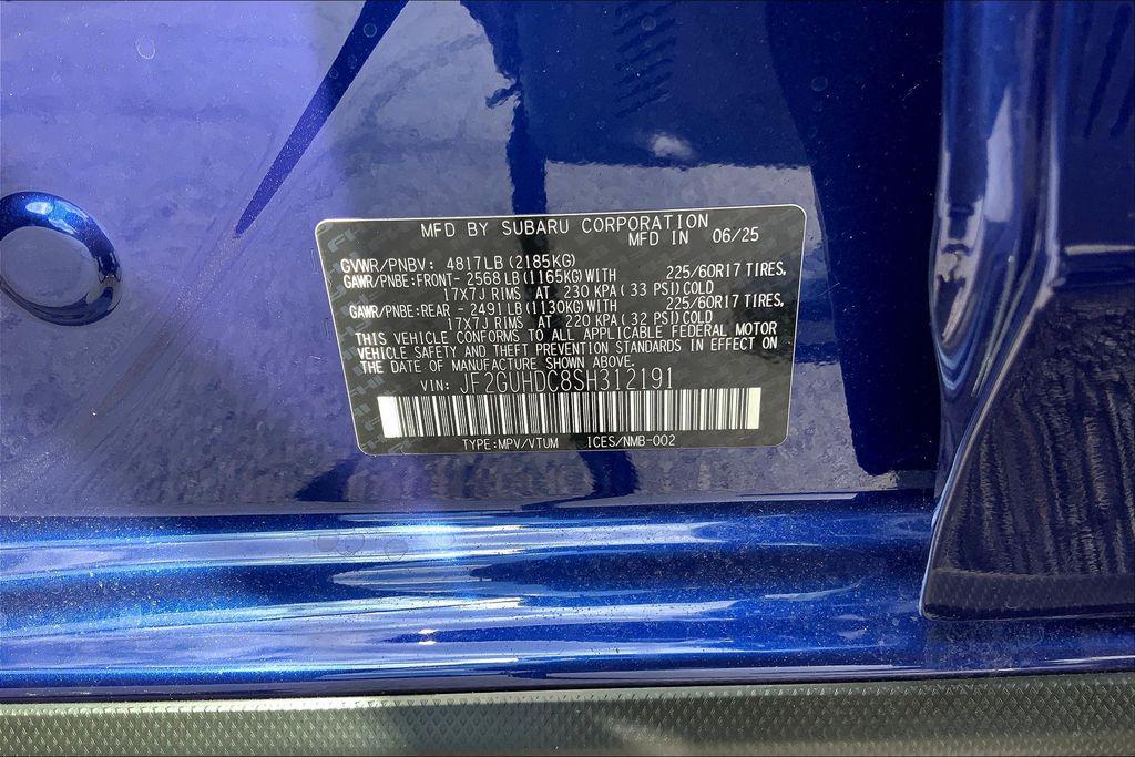 new 2025 Subaru Crosstrek car, priced at $32,426