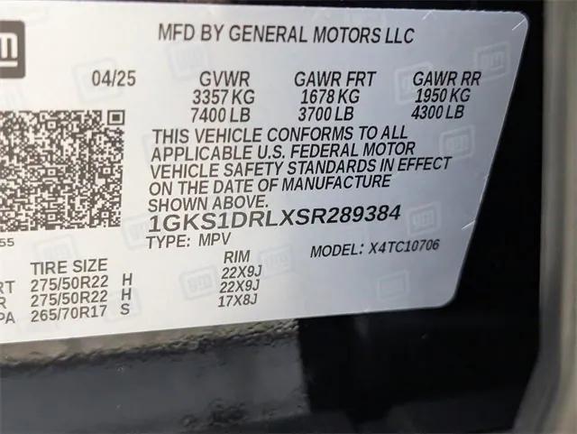 new 2025 GMC Yukon car, priced at $85,460