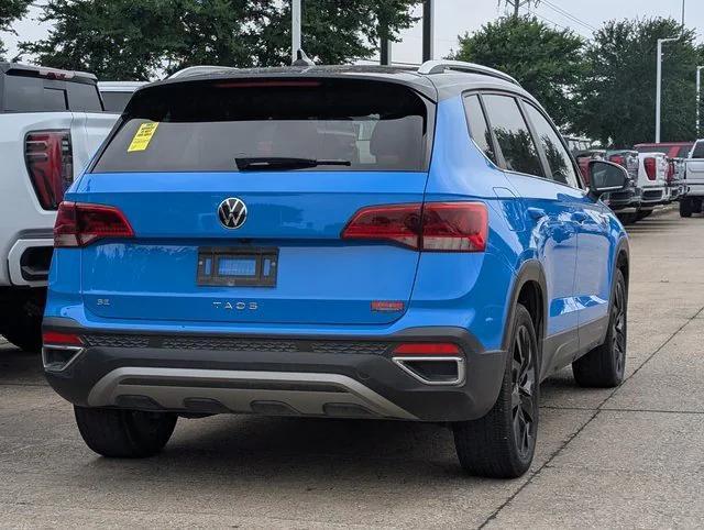 used 2023 Volkswagen Taos car, priced at $20,477