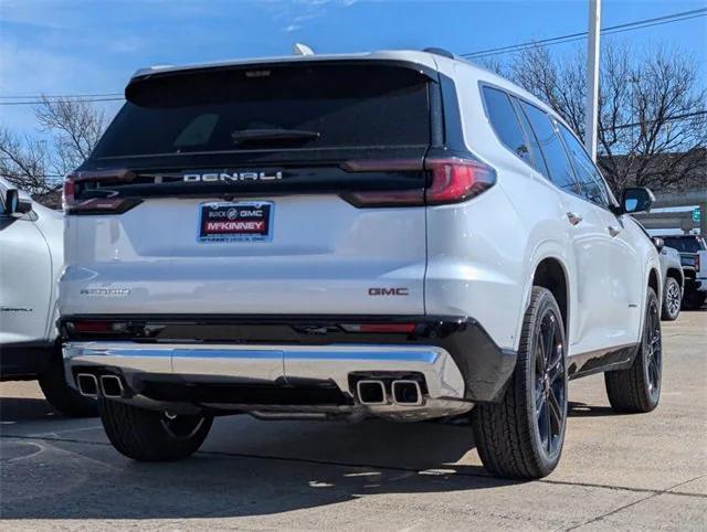 new 2025 GMC Acadia car, priced at $66,122