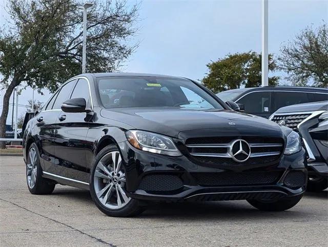 used 2018 Mercedes-Benz C-Class car, priced at $18,400