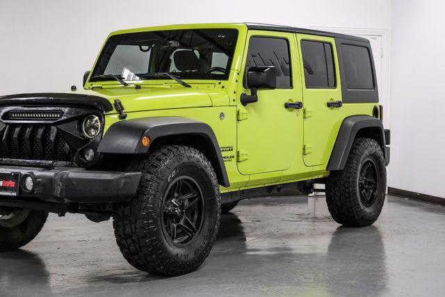 used 2017 Jeep Wrangler Unlimited car, priced at $19,295