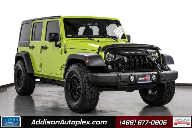 used 2017 Jeep Wrangler Unlimited car, priced at $19,295