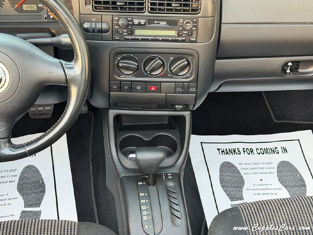 used 2001 Volkswagen Cabrio car, priced at $9,995