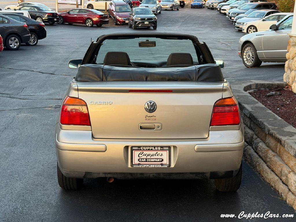used 2001 Volkswagen Cabrio car, priced at $9,995
