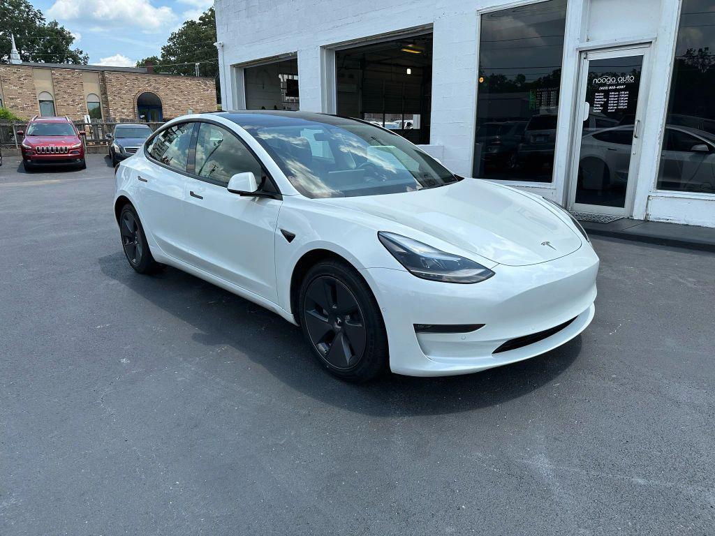 used 2022 Tesla Model 3 car, priced at $23,500