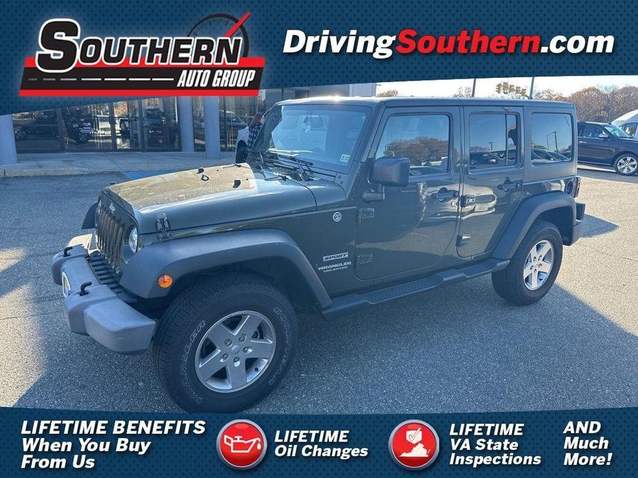 used 2015 Jeep Wrangler Unlimited car, priced at $17,900