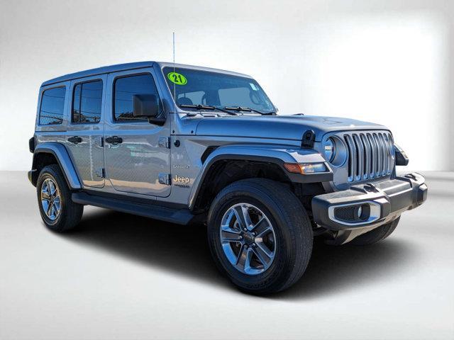 used 2021 Jeep Wrangler Unlimited car, priced at $35,444