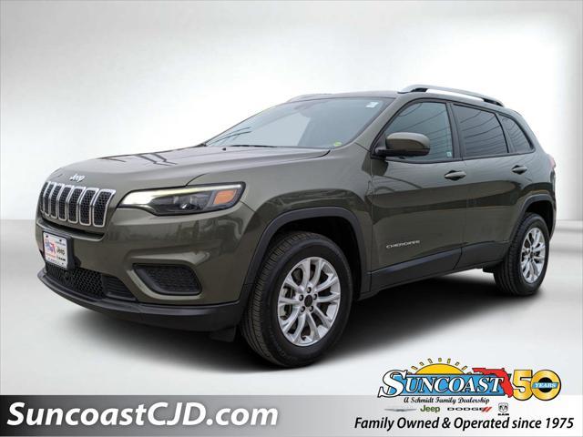 used 2021 Jeep Cherokee car, priced at $16,920