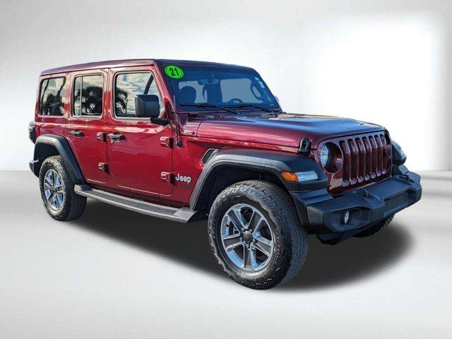 used 2021 Jeep Wrangler Unlimited car, priced at $31,968