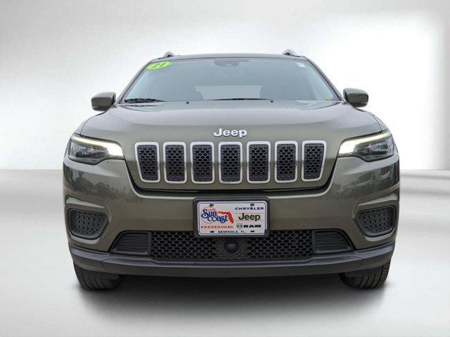 used 2021 Jeep Cherokee car, priced at $18,867