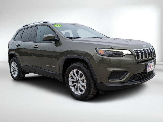 used 2021 Jeep Cherokee car, priced at $18,867