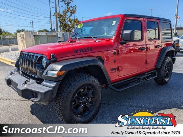used 2020 Jeep Wrangler Unlimited car, priced at $33,966