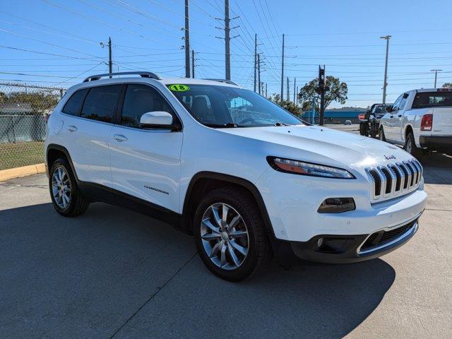 used 2018 Jeep Cherokee car, priced at $20,998