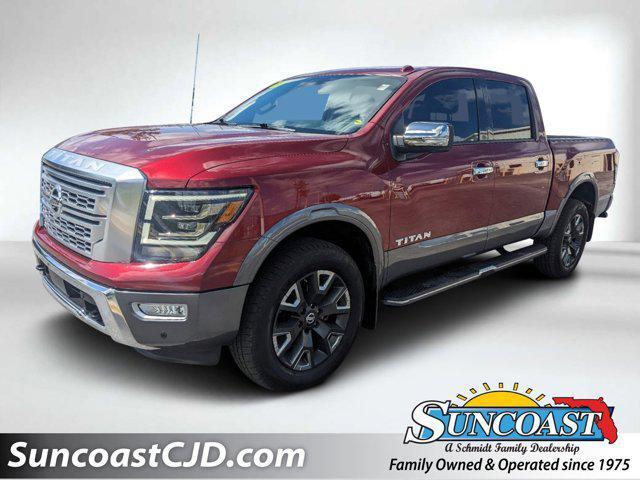 used 2021 Nissan Titan car, priced at $41,840