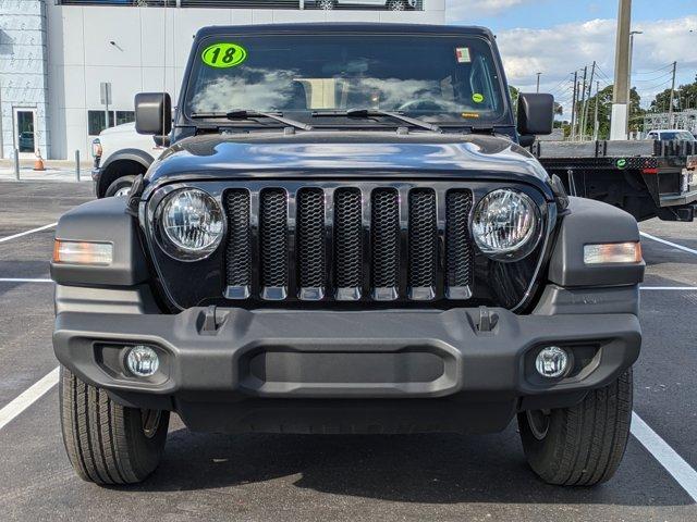 used 2018 Jeep Wrangler Unlimited car, priced at $24,986