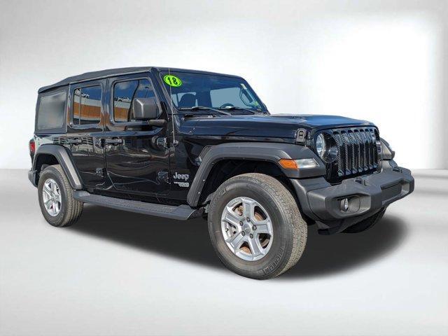 used 2018 Jeep Wrangler Unlimited car, priced at $23,968