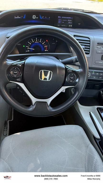 used 2012 Honda Civic car, priced at $9,500
