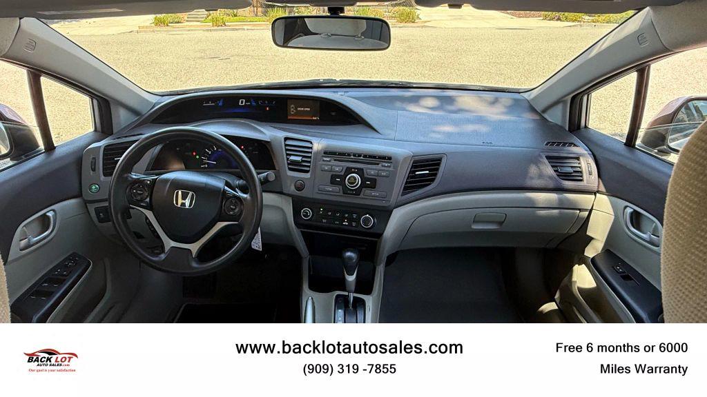 used 2012 Honda Civic car, priced at $9,500