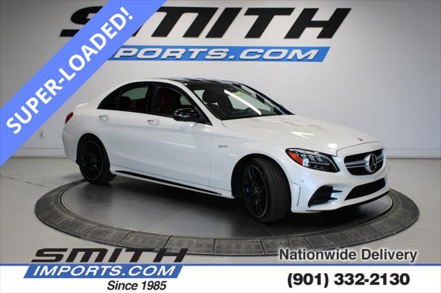 used 2020 Mercedes-Benz AMG C 43 car, priced at $33,988