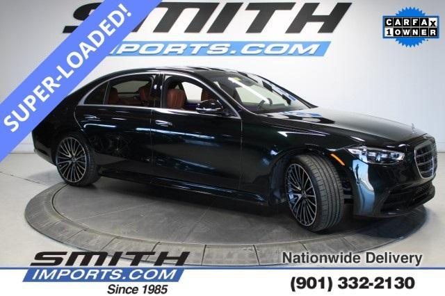 used 2021 Mercedes-Benz S-Class car, priced at $64,998