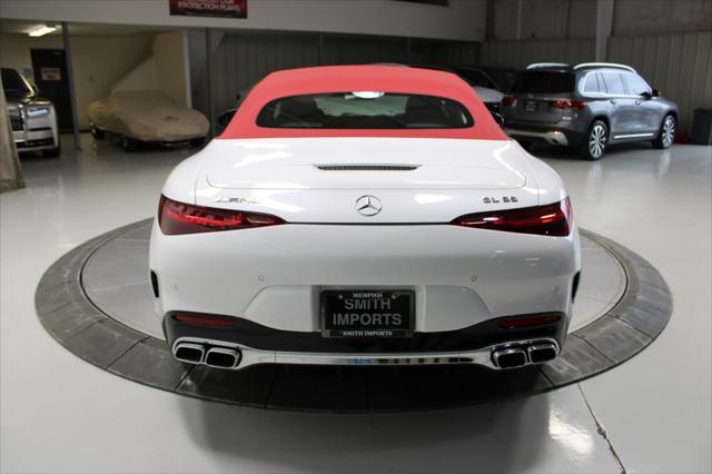 used 2023 Mercedes-Benz AMG SL 55 car, priced at $109,875