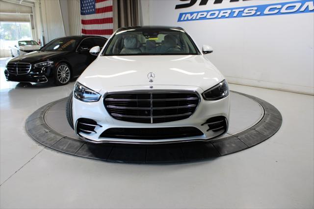 used 2021 Mercedes-Benz S-Class car, priced at $75,000