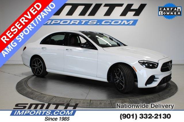 used 2022 Mercedes-Benz E-Class car, priced at $36,455