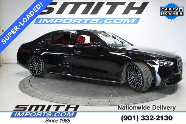 used 2023 Mercedes-Benz S-Class car, priced at $77,495