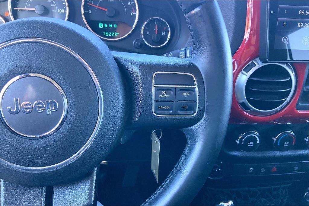 used 2018 Jeep Wrangler JK Unlimited car, priced at $19,000