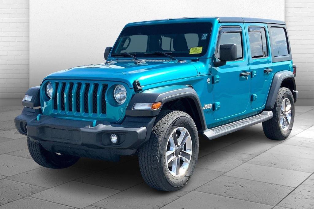 used 2020 Jeep Wrangler Unlimited car, priced at $27,000