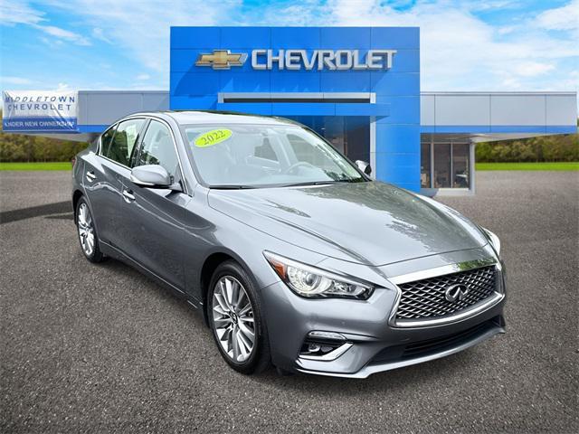 used 2022 INFINITI Q50 car, priced at $30,198