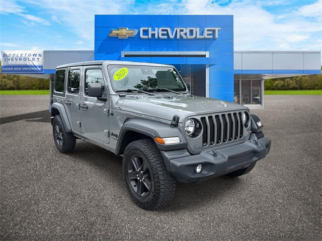 used 2021 Jeep Wrangler Unlimited car, priced at $29,498