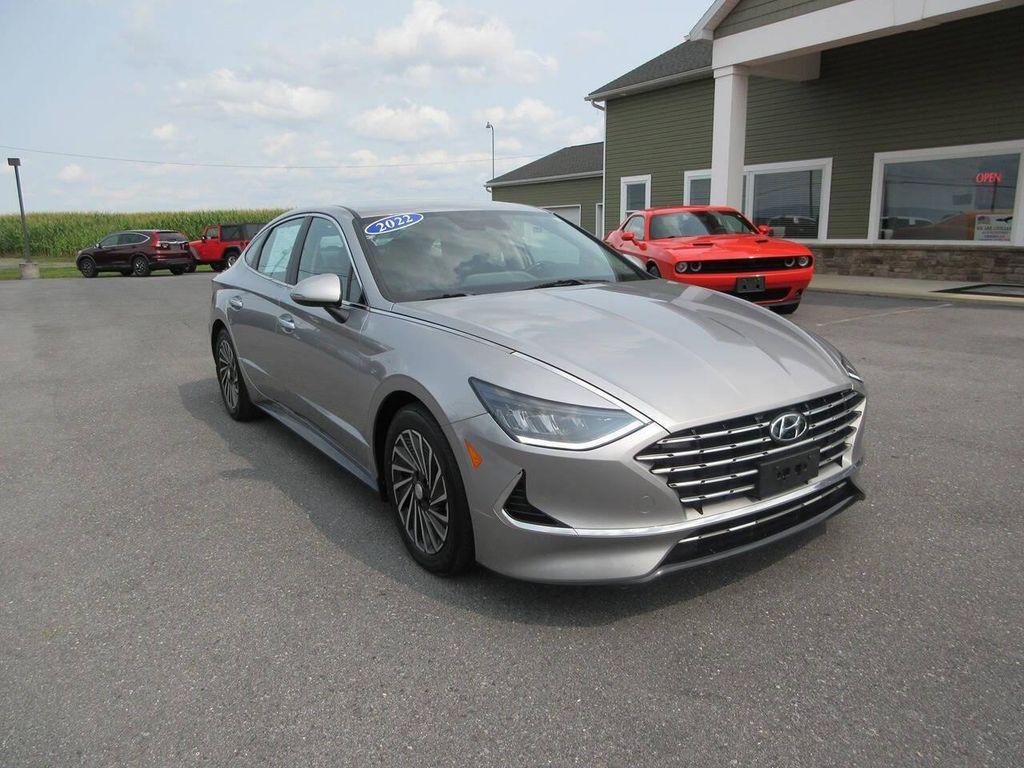 used 2022 Hyundai Sonata Hybrid car, priced at $15,850