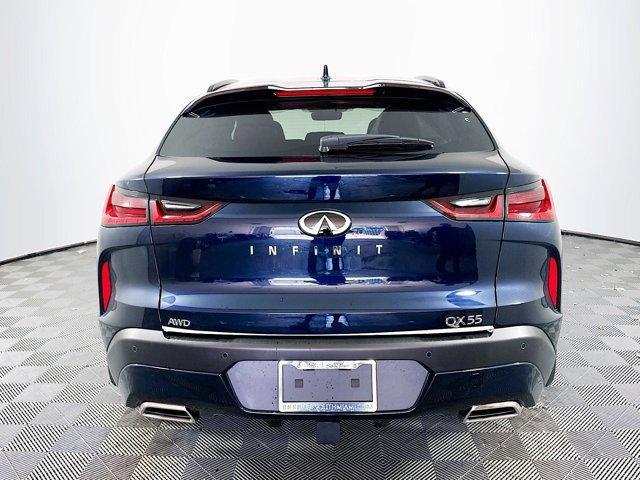 new 2025 INFINITI QX55 car, priced at $53,715