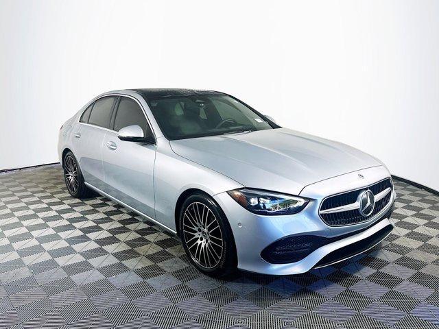 used 2022 Mercedes-Benz C-Class car, priced at $34,399