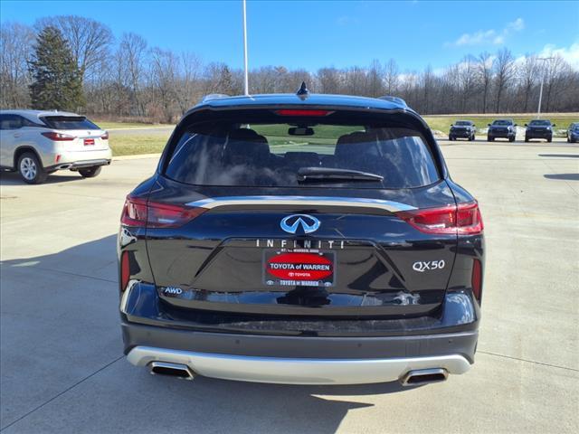 used 2022 INFINITI QX50 car, priced at $28,990