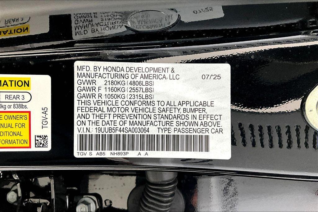 new 2025 Acura TLX car, priced at $46,595