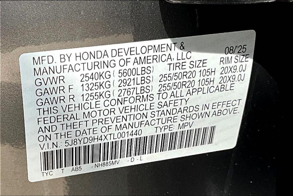 new 2026 Acura MDX car, priced at $59,150