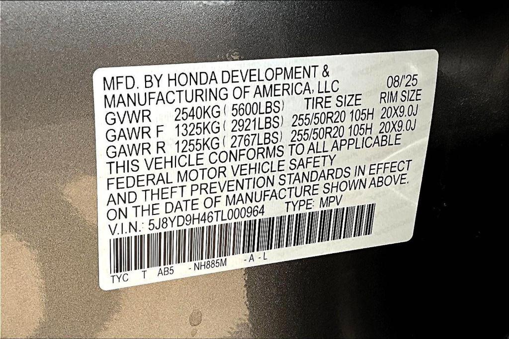 new 2026 Acura MDX car, priced at $59,150