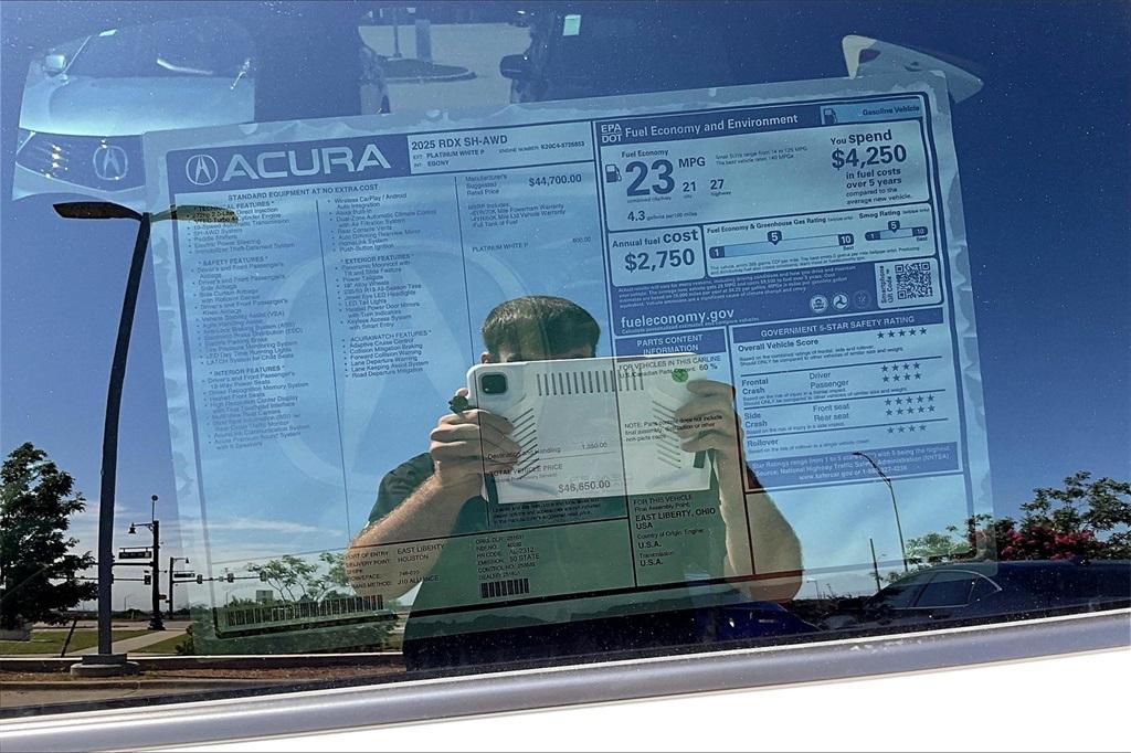 new 2025 Acura RDX car, priced at $46,650