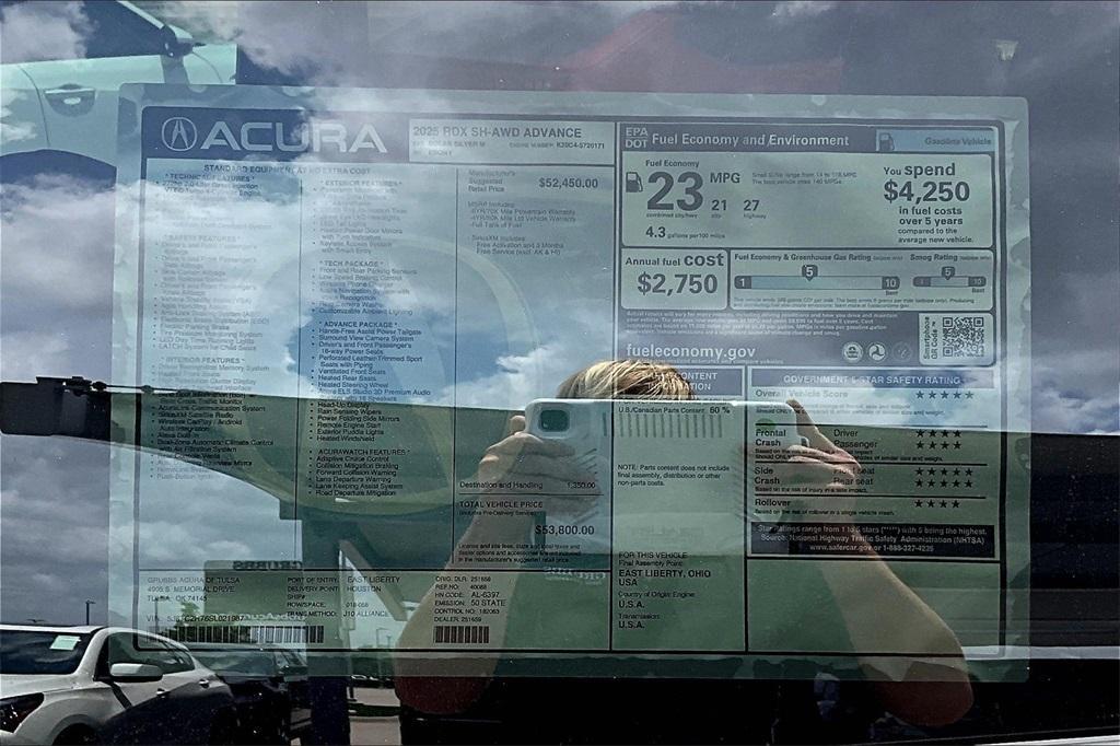 new 2025 Acura RDX car, priced at $53,800