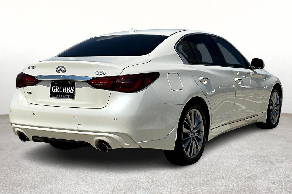 used 2022 INFINITI Q50 car, priced at $28,600