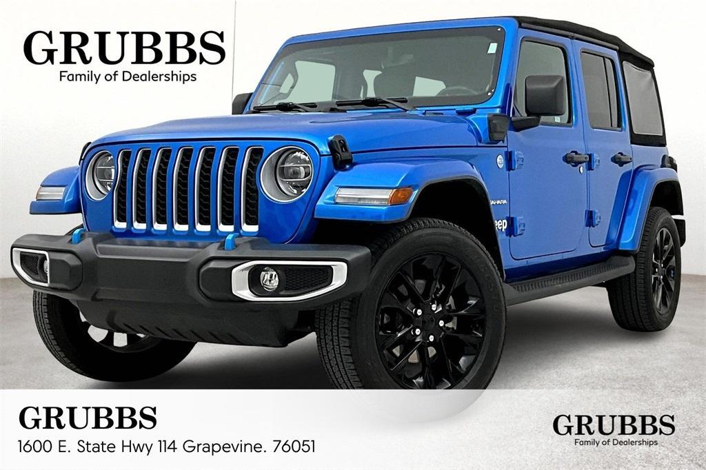 used 2022 Jeep Wrangler Unlimited 4xe car, priced at $32,500