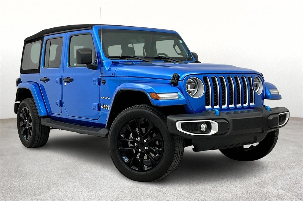 used 2022 Jeep Wrangler Unlimited 4xe car, priced at $32,500